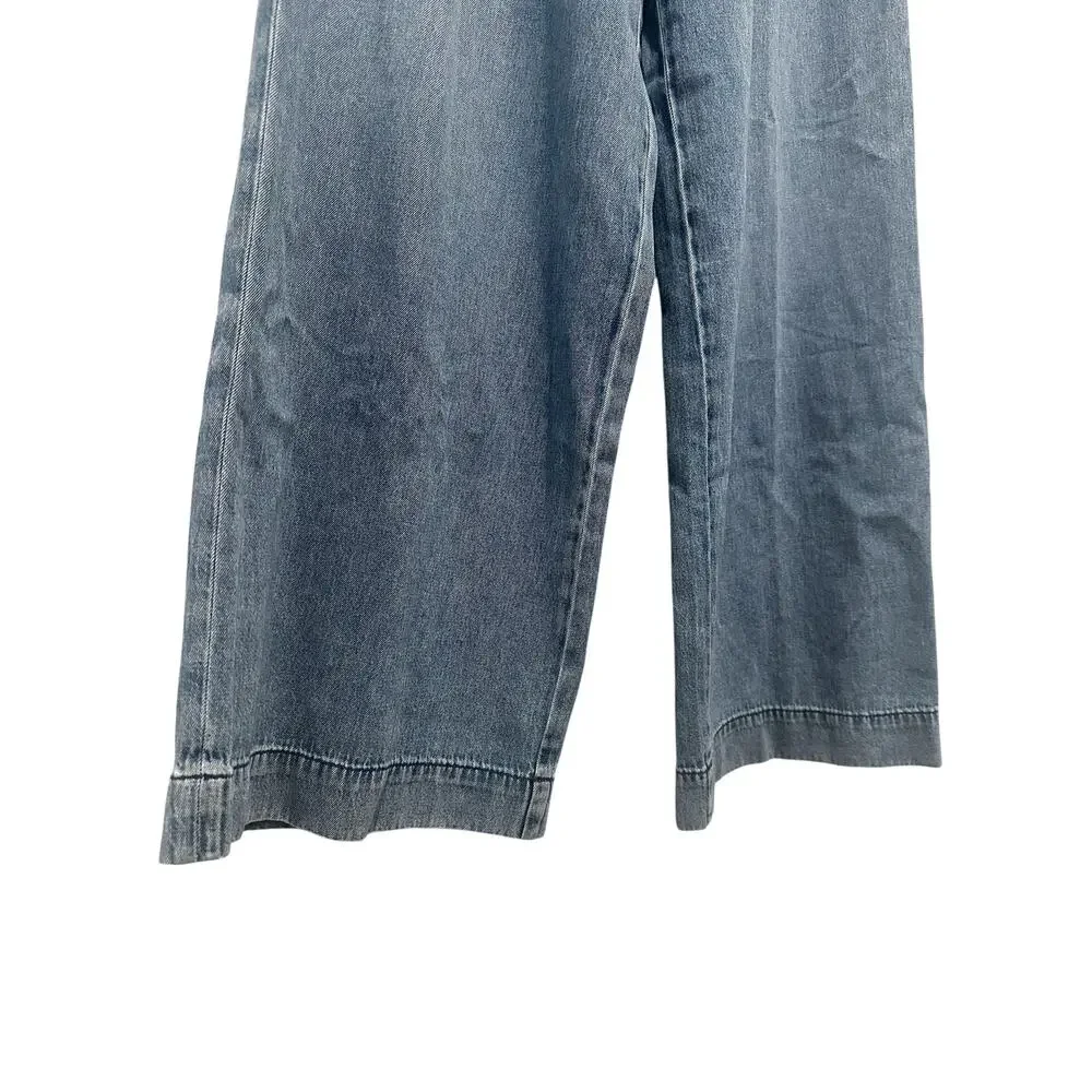 Rag & Bone Aurora Wide Leg High Waisted Trouser Denim Jeans Size 29